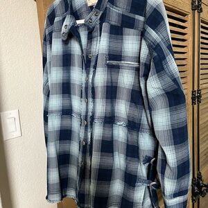 We the free Stadium Plaid shirt